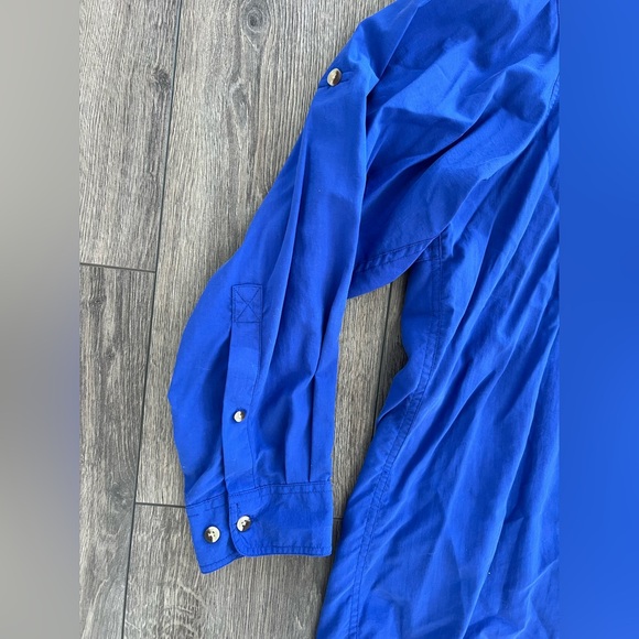 World Wide Sportsman Fishing Mesh Blue Outdoor Long Sleeve Button Down Shirt 3XL - Picture 5 of 9